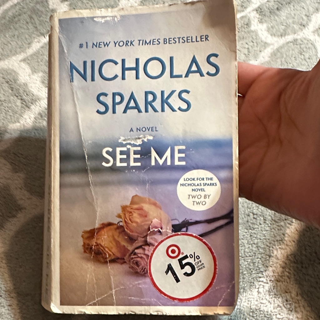 "See Me" Paperback Novel - Blue Cover